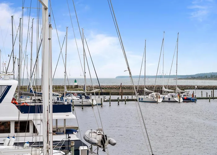 Charming Right At Marina With Terraces Overlooking The Water Close To The Kattegat Centre, The And Cosy Cafes Grenå