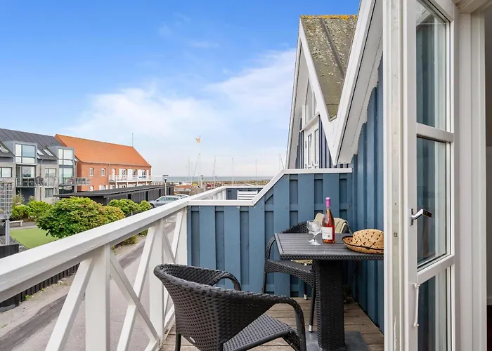 Charming Right At Marina With Terraces Overlooking The Water Close To The Kattegat Centre, The And Cosy Cafes *